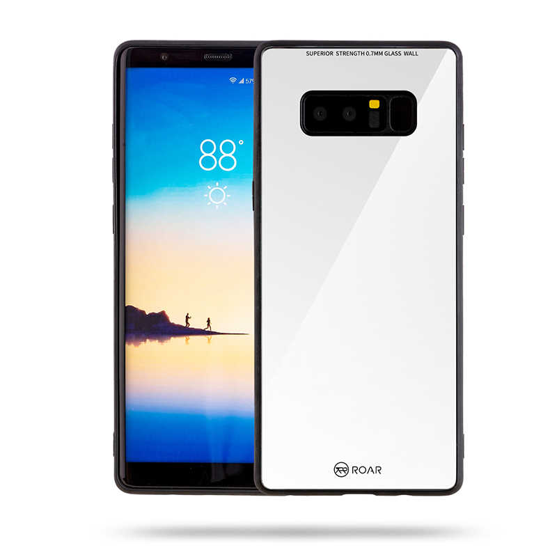 Galaxy Note 8 Kılıf Roar Mira Glass Kapak