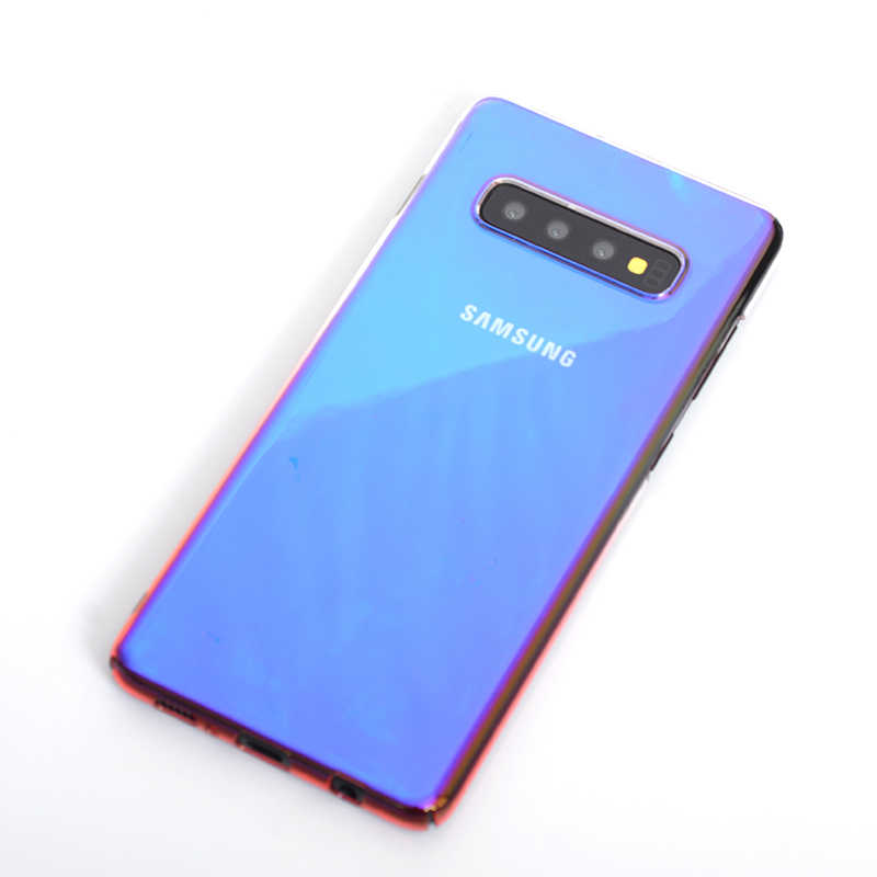 Galaxy S10 Kılıf Zore Renkli Transparan Kapak