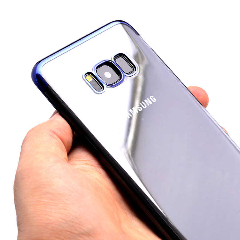 Galaxy S8 Plus Kılıf Zore Tareks Şeffaf Kapak