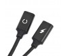 Go Des GD-UC11 Dual Lightning Headphone Audio & Charge Adaptör