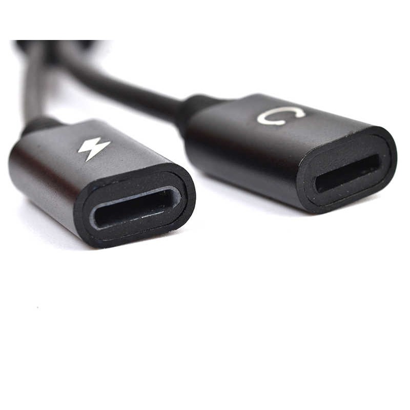 Go Des GD-UC11 Dual Lightning Headphone Audio & Charge Adaptör