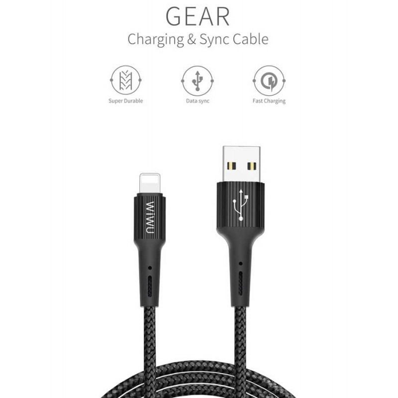 Wiwu G30 Gear Charging Lightning Kablo