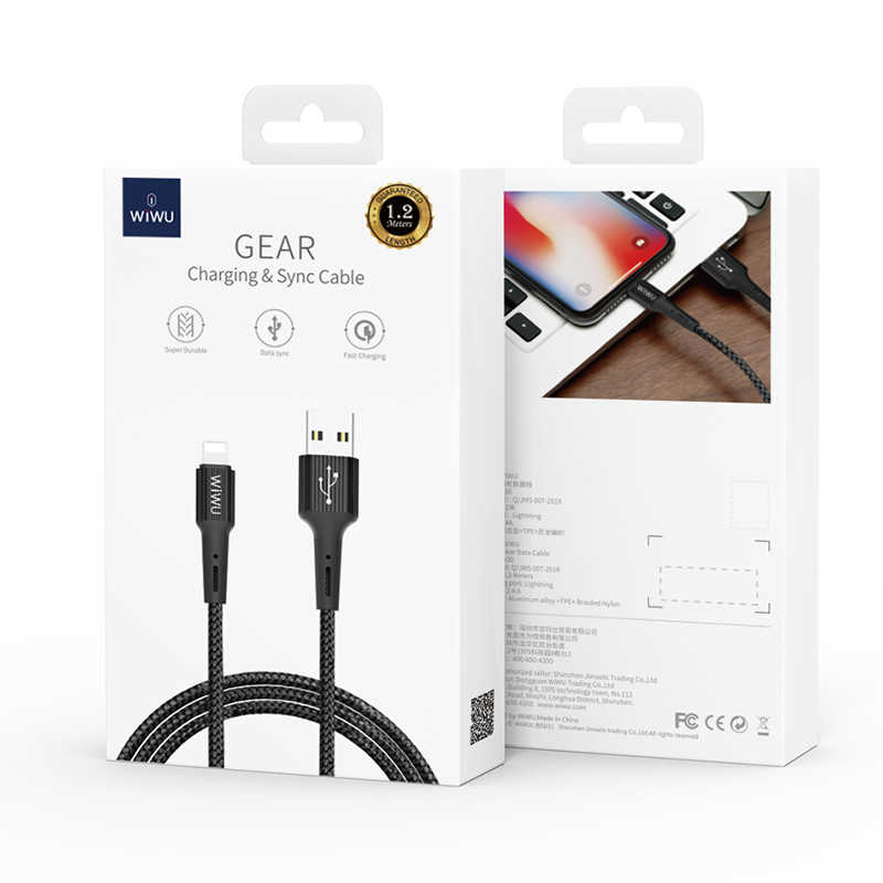 Wiwu G30 Gear Charging Lightning Kablo