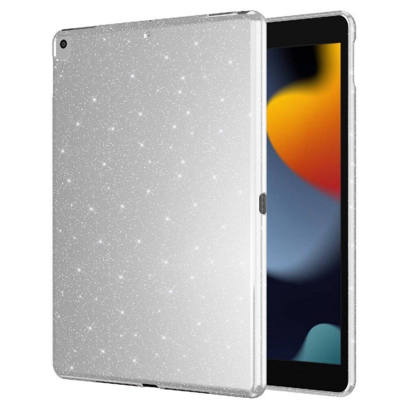 Apple iPad 10.2 (8 Nesil) Simli Parlak Görünümlü Zore Tablet Koton Kılıf