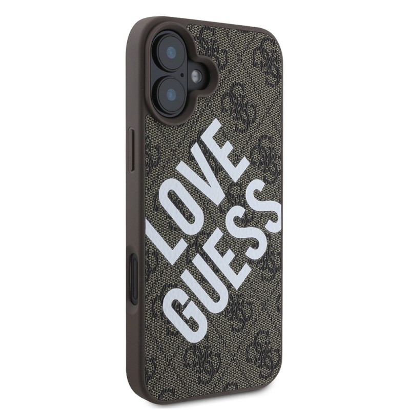 Apple iPhone 16 Kılıf Guess Orjinal Lisanslı Big Love Guess Kapak