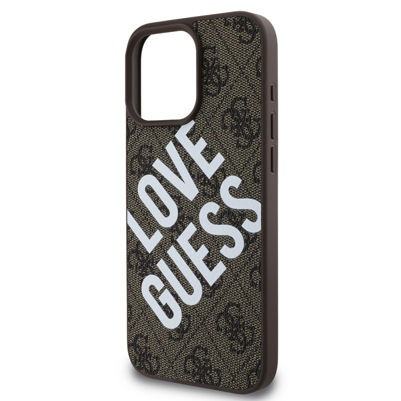 Apple iPhone 16 Pro Kılıf Guess Orjinal Lisanslı Big Love Guess Kapak