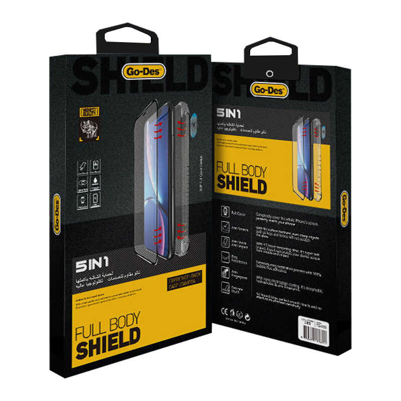 Apple iPhone 11 Pro Max Go Des 5 in 1 Full Body Shield