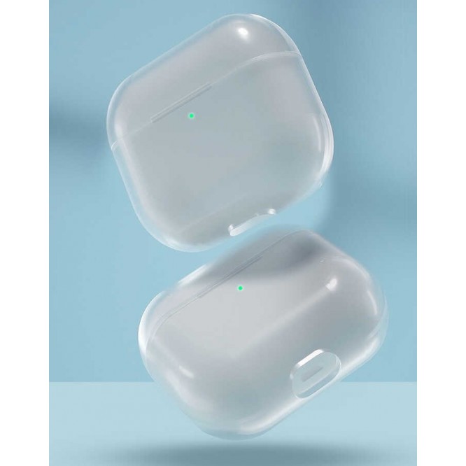 Apple Airpods 3. Nesil Kılıf Şeffaf Sert Kristal Zore Airbag 14 Kılıf