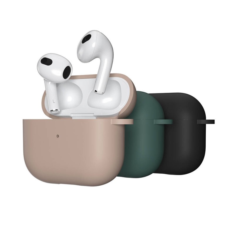 Apple Airpods 3. Nesil Kılıf Yumuşak Dokunuşlu Likit Silikon Tasarımlı Lisanslı Switcheasy Skin Kapak