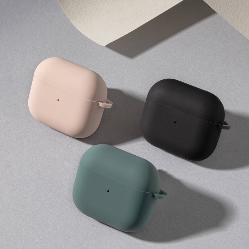 Apple Airpods 3. Nesil Kılıf Yumuşak Dokunuşlu Likit Silikon Tasarımlı Lisanslı Switcheasy Skin Kapak