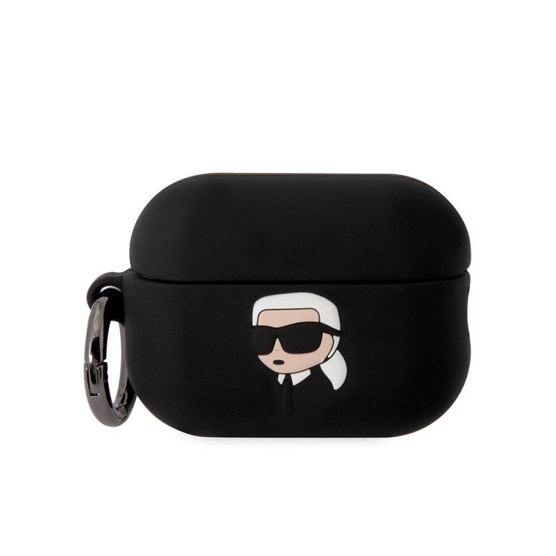 Apple Airpods Pro 2 Kılıf Karl Lagerfeld Orjinal Lisanslı Karl 3D Silikon Kapak