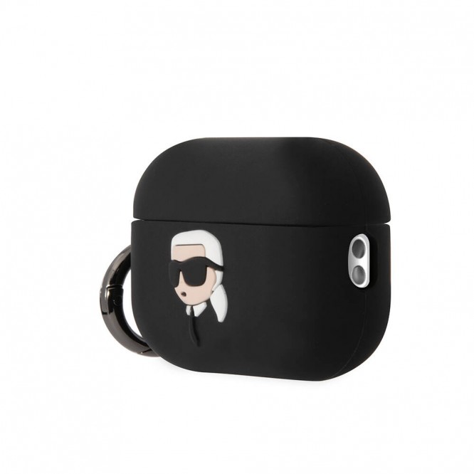 Apple Airpods Pro 2 Kılıf Karl Lagerfeld Orjinal Lisanslı Karl 3D Silikon Kapak