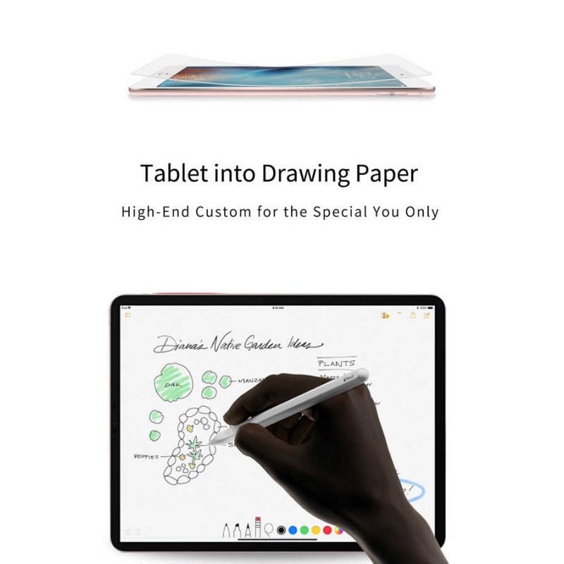 Apple iPad 10.2 2021 (9.Nesil) Kağıt Hisli ​Wiwu iPaper Like Tablet Ekran Koruyucu