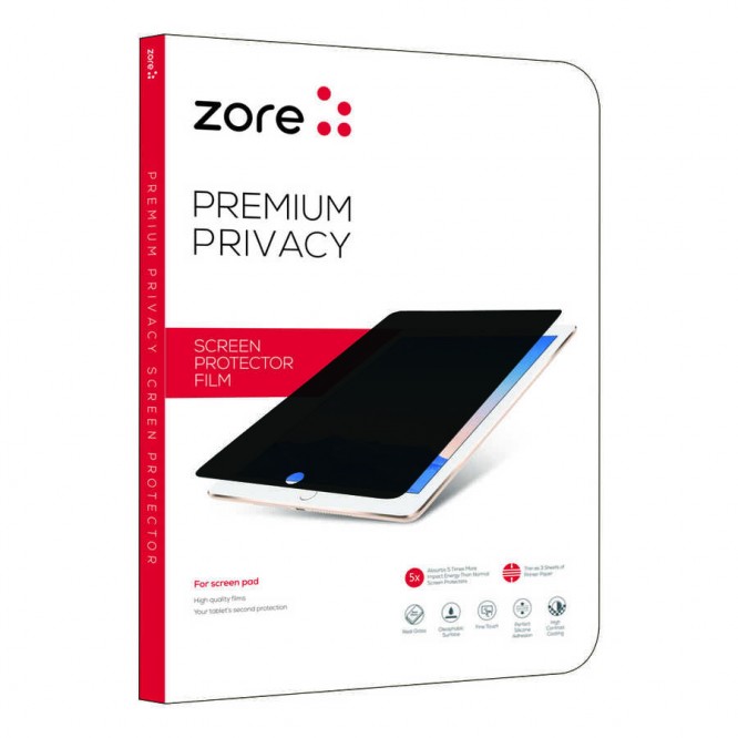 Apple iPad 5 Air Zore Tablet Privacy Temperli Cam Ekran Koruyucu