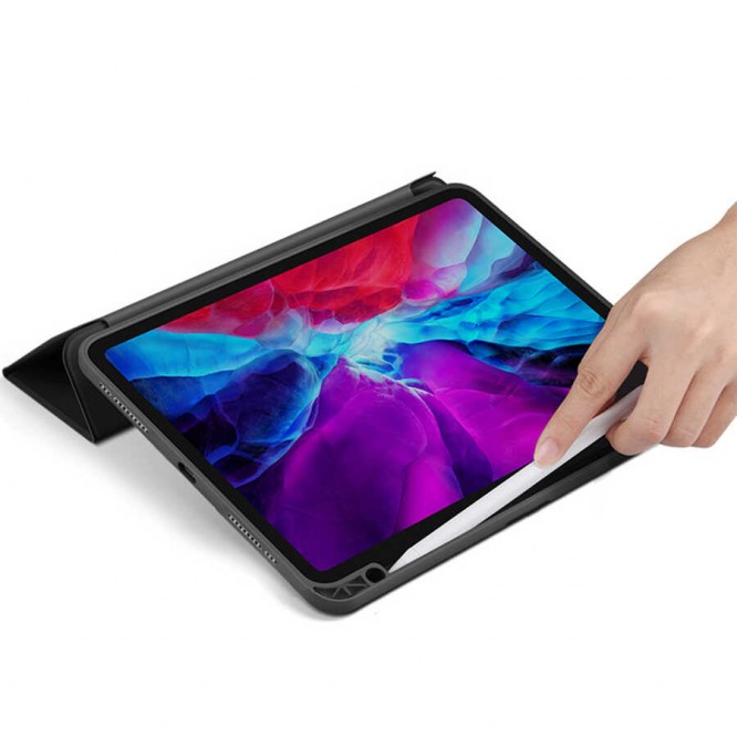 Apple iPad Pro 10.5 (7.Nesil) Kılıf Zore Nort Arkası Şeffaf Standlı Kılıf