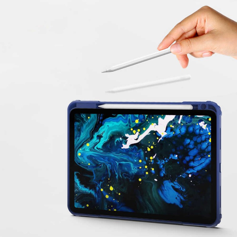 Apple iPad Pro 10.5 (7.Nesil) Wiwu Mecha Dönebilen Standlı Tablet Kılıfı