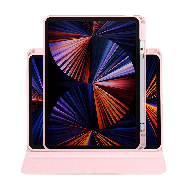 Apple iPad Pro 11 2018 Kılıf Zore Termik Kalem Bölmeli Dönebilen Standlı Kılıf