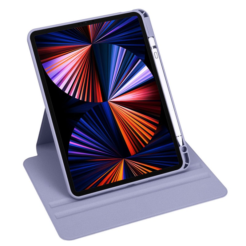 Apple iPad Pro 11 2021 (3.Nesil) Kılıf Zore Termik Kalem Bölmeli Dönebilen Standlı Kılıf