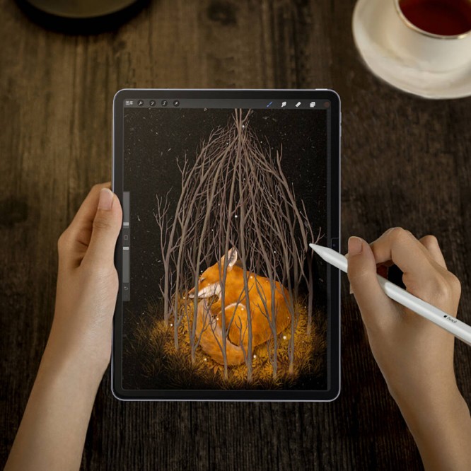 Apple iPad Pro 11 2024 Benks Mat Paper-Like Ekran Koruyucu