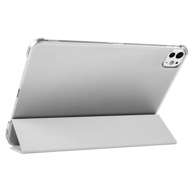 Apple iPad Pro 11 2024 Zore Smart Cover Kalem Bölmeli Standlı 1-1 Kılıf