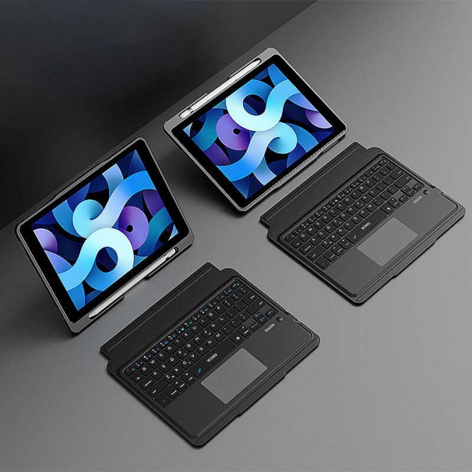 Apple iPad Pro 11 Wiwu Keyboard Folio Kablosuz Klavyeli Kılıf