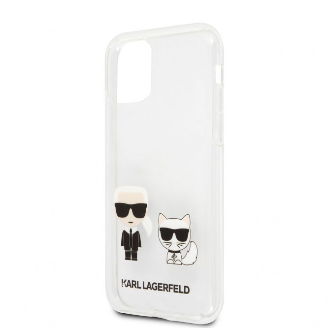 Apple iPhone 11 Kılıf Karl Lagerfeld Sert TPU K&C Dizayn Kapak