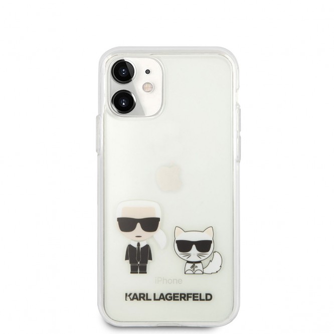 Apple iPhone 11 Kılıf Karl Lagerfeld Sert TPU K&C Dizayn Kapak