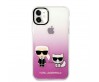 Apple iPhone 11 Kılıf Karl Lagerfeld Sert TPU K&C Dizayn Kapak