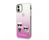 Apple iPhone 11 Kılıf Karl Lagerfeld Sert TPU K&C Dizayn Kapak