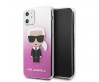 Apple iPhone 11 Kılıf Karl Lagerfeld Yarı Transparan Karl Dizayn Kapak