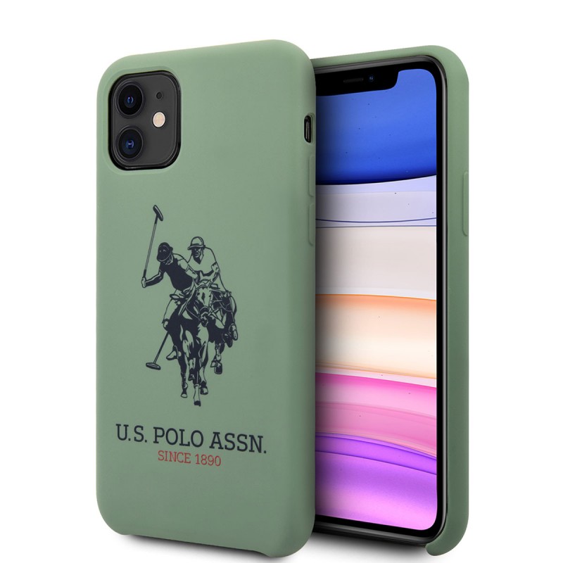 Apple iPhone 11 Kılıf U.S. POLO ASSN. Silikon Büyük Logo Dizayn Kapak