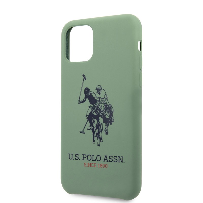 Apple iPhone 11 Kılıf U.S. POLO ASSN. Silikon Büyük Logo Dizayn Kapak