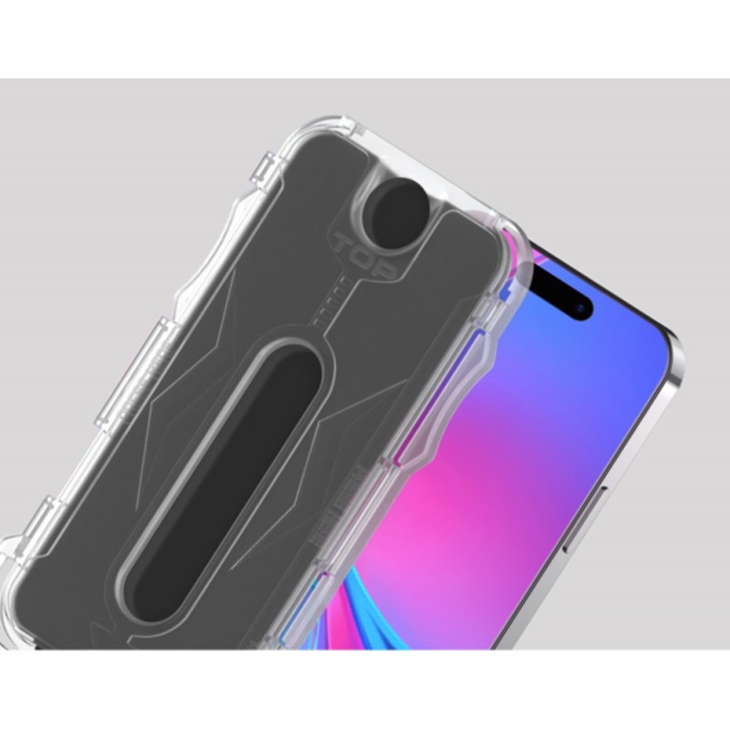 Apple iPhone 11 Pro Max Zore Kolay Uygulama Aparatlı 5D Magic Privacy Glass Hayalet Cam Ekran Koruyucu