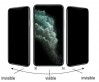 Apple iPhone 11 Pro Max Zore Kolay Uygulama Aparatlı 5D Magic Privacy Glass Hayalet Cam Ekran Koruyucu