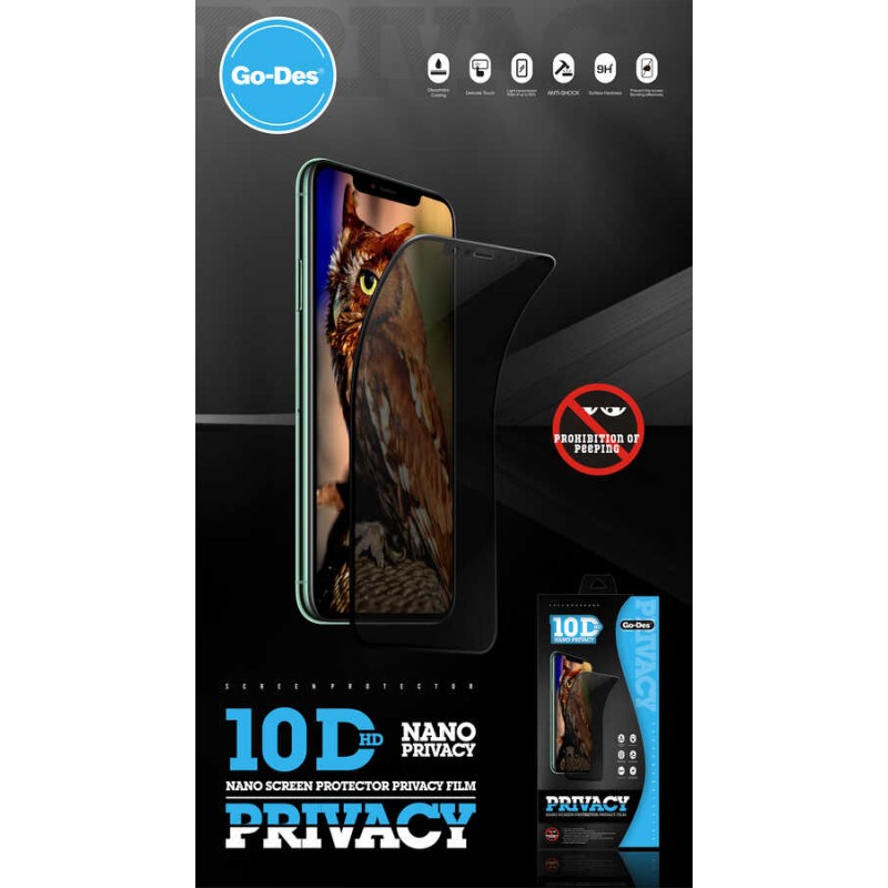 Apple iPhone 12 Pro Max Go Des Privacy Ekran Koruyucu