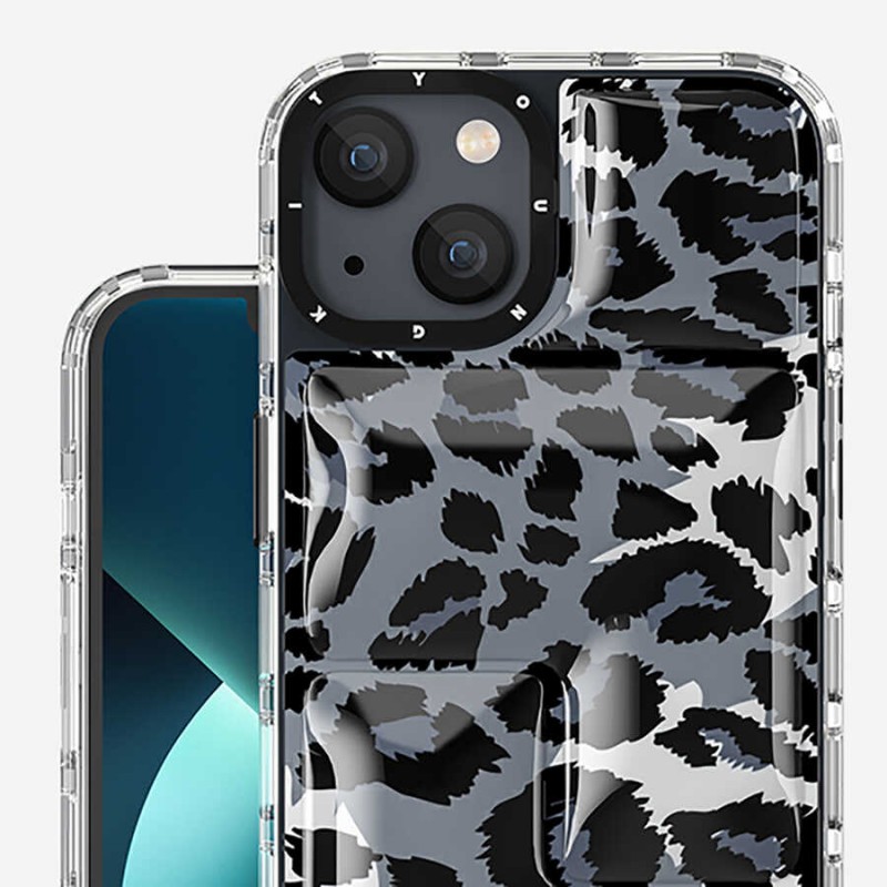 Apple iPhone 13 Kılıf YoungKit Leopard Article Serisi Kapak