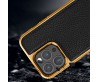 Apple iPhone 13 Mini Kılıf Wiwu Genuine Leather Gold Calfskin Orjinal Deri Kapak