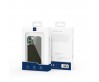 Apple iPhone 13 Mini Kılıf Wiwu Genuine Leather Silver Calfskin Orjinal Deri Kapak