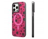 Apple iPhone 13 Pro Kılıf Magsafe Şarj Özellikli Polka Dot Desenli Youngkit Spots Serisi Kapak