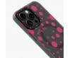 Apple iPhone 13 Pro Kılıf Magsafe Şarj Özellikli Polka Dot Desenli Youngkit Spots Serisi Kapak