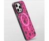 Apple iPhone 13 Pro Kılıf Magsafe Şarj Özellikli Polka Dot Desenli Youngkit Spots Serisi Kapak