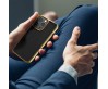 Apple iPhone 13 Pro Kılıf Wiwu Genuine Leather Gold Calfskin Orjinal Deri Kapak