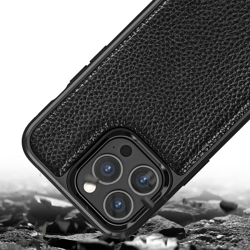 Apple iPhone 13 Pro Kılıf Wiwu Genuine Leather Plastic Calfskin Orjinal Deri Kapak