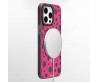 Apple iPhone 13 Pro Max Kılıf Magsafe Şarj Özellikli Polka Dot Desenli Youngkit Spots Serisi Kapak