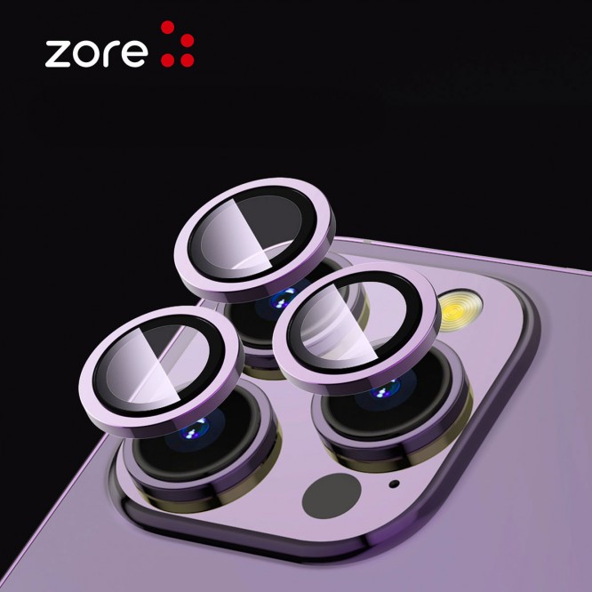 Apple iPhone 13 Pro Zore CL-12 Premium Safir Parmak İzi Bırakmayan Anti-Reflective Kamera Lens Koruyucu