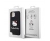 Apple iPhone 15 Kılıf Hello Kitty Orjinal Lisanslı Yazı ve İkonik Logolu 3D Rubber Kitty Head Kapak