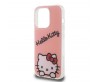 Apple iPhone 15 Pro Kılıf Hello Kitty Orjinal Lisanslı Askılı Yazı ve İkonik Logolu Daydreaming Kapak