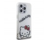 Apple iPhone 15 Pro Kılıf Hello Kitty Orjinal Lisanslı Askılı Yazı ve İkonik Logolu Daydreaming Kapak