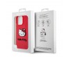 Apple iPhone 15 Pro Kılıf Hello Kitty Orjinal Lisanslı Yazı ve İkonik Logolu 3D Rubber Kitty Head Kapak