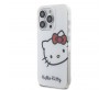 Apple iPhone 15 Pro Kılıf Hello Kitty Orjinal Lisanslı Yazı ve İkonik Logolu Kitty Head Kapak